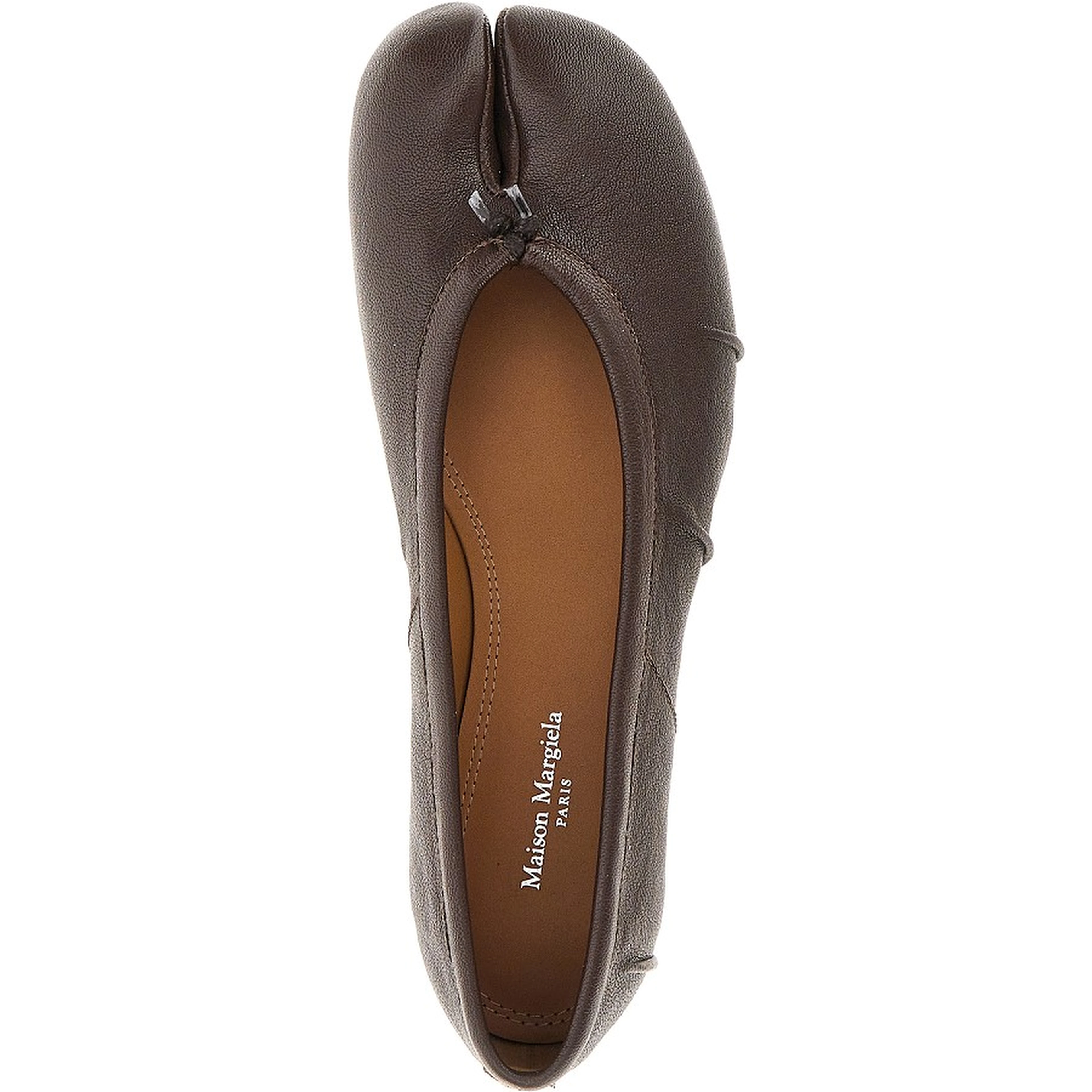 Leather Tabi ballerinas