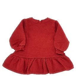 Stretch cotton mini dress