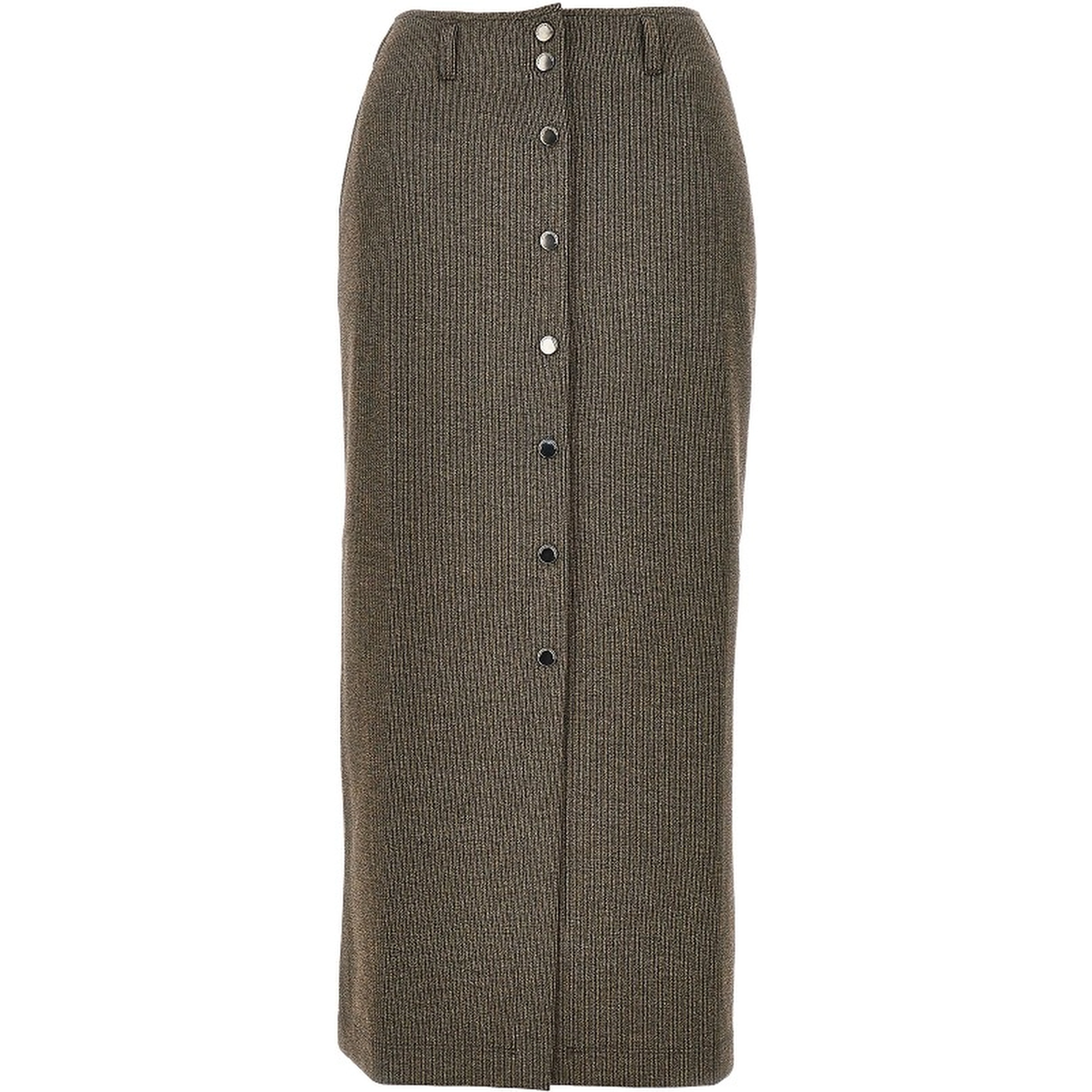 Knitted midi skirt