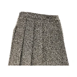 Wool twill skorts