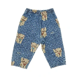 'Magot' printed denim pants