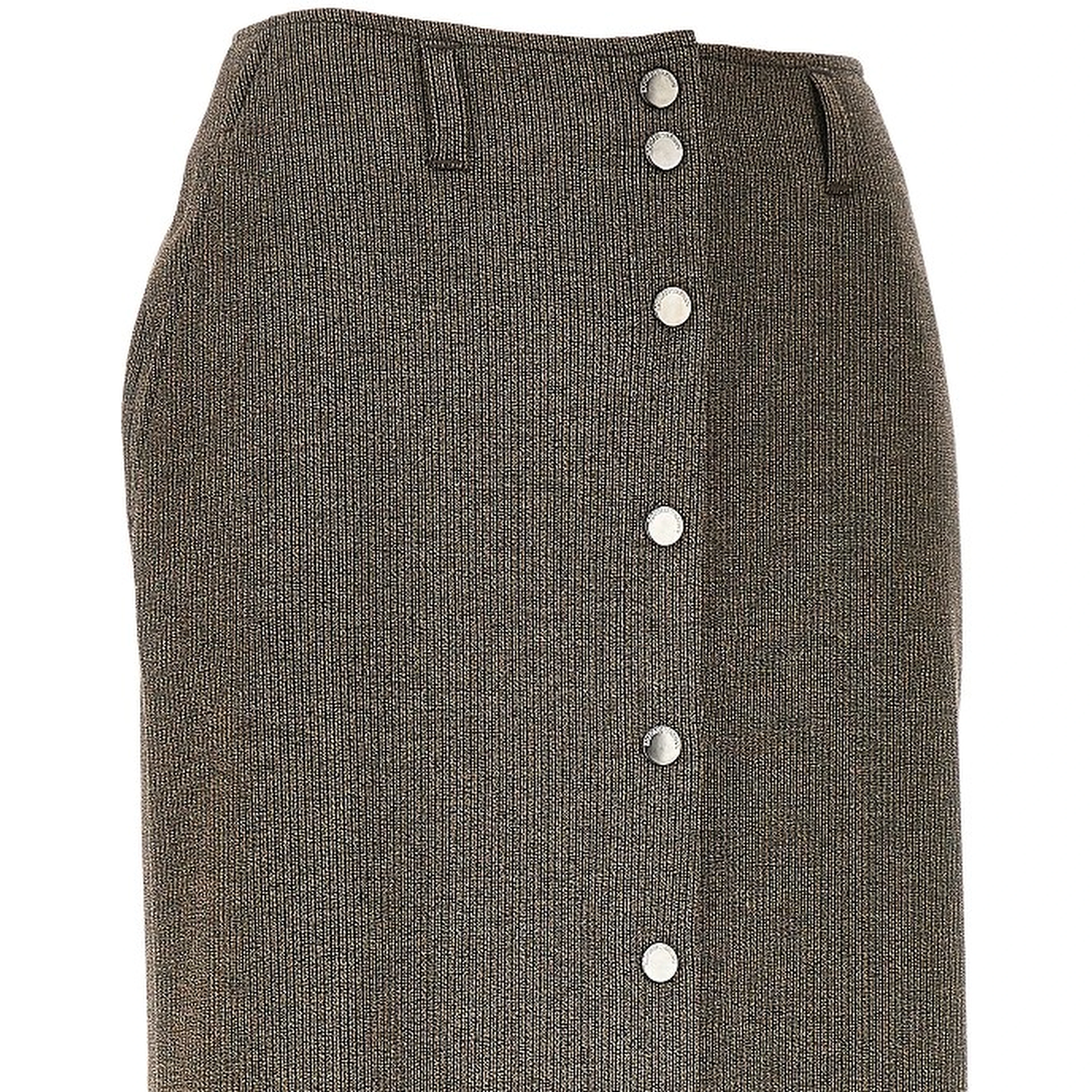 Knitted midi skirt