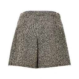 Wool twill skorts