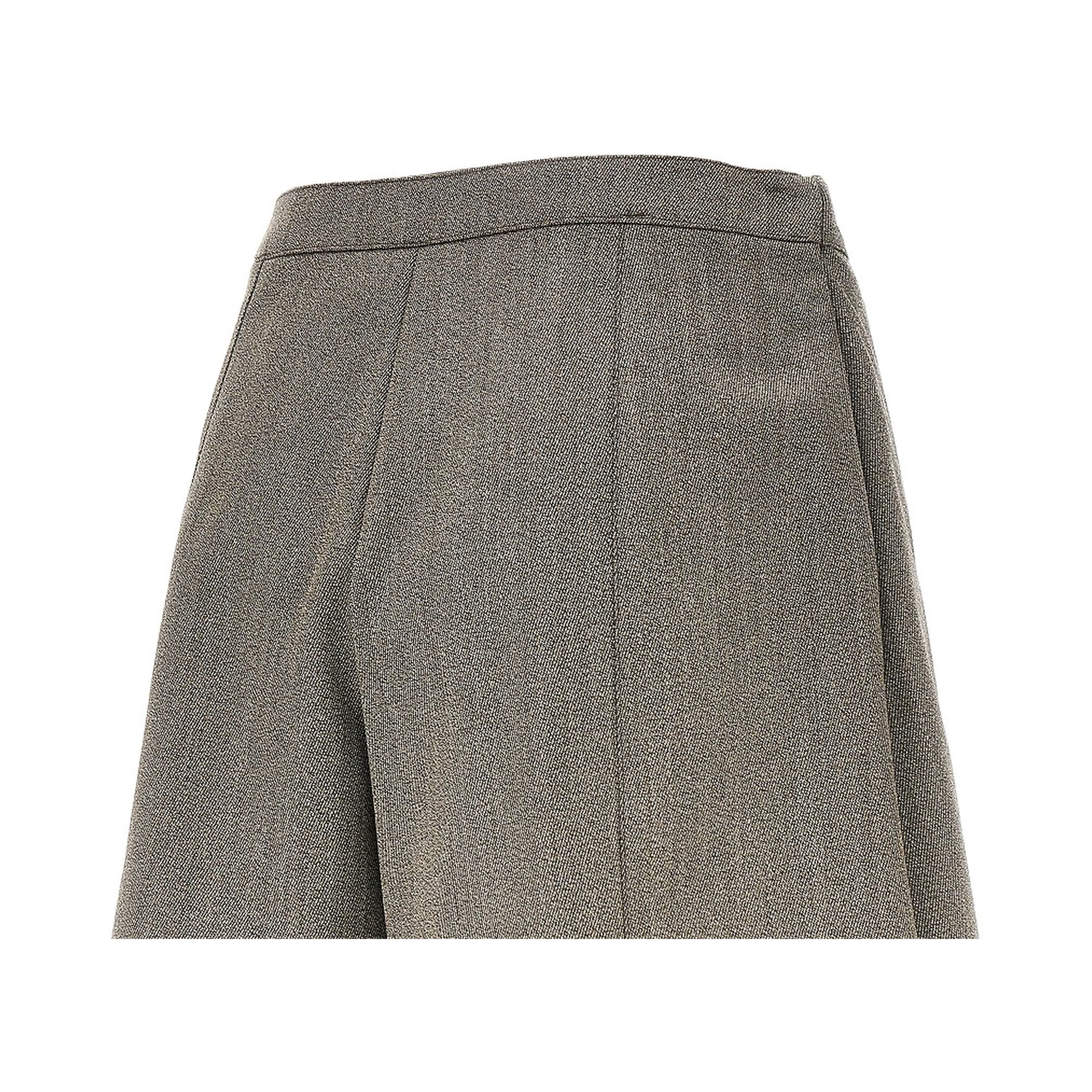 Wool twill skorts