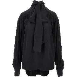 'Mathilda' satin blouse