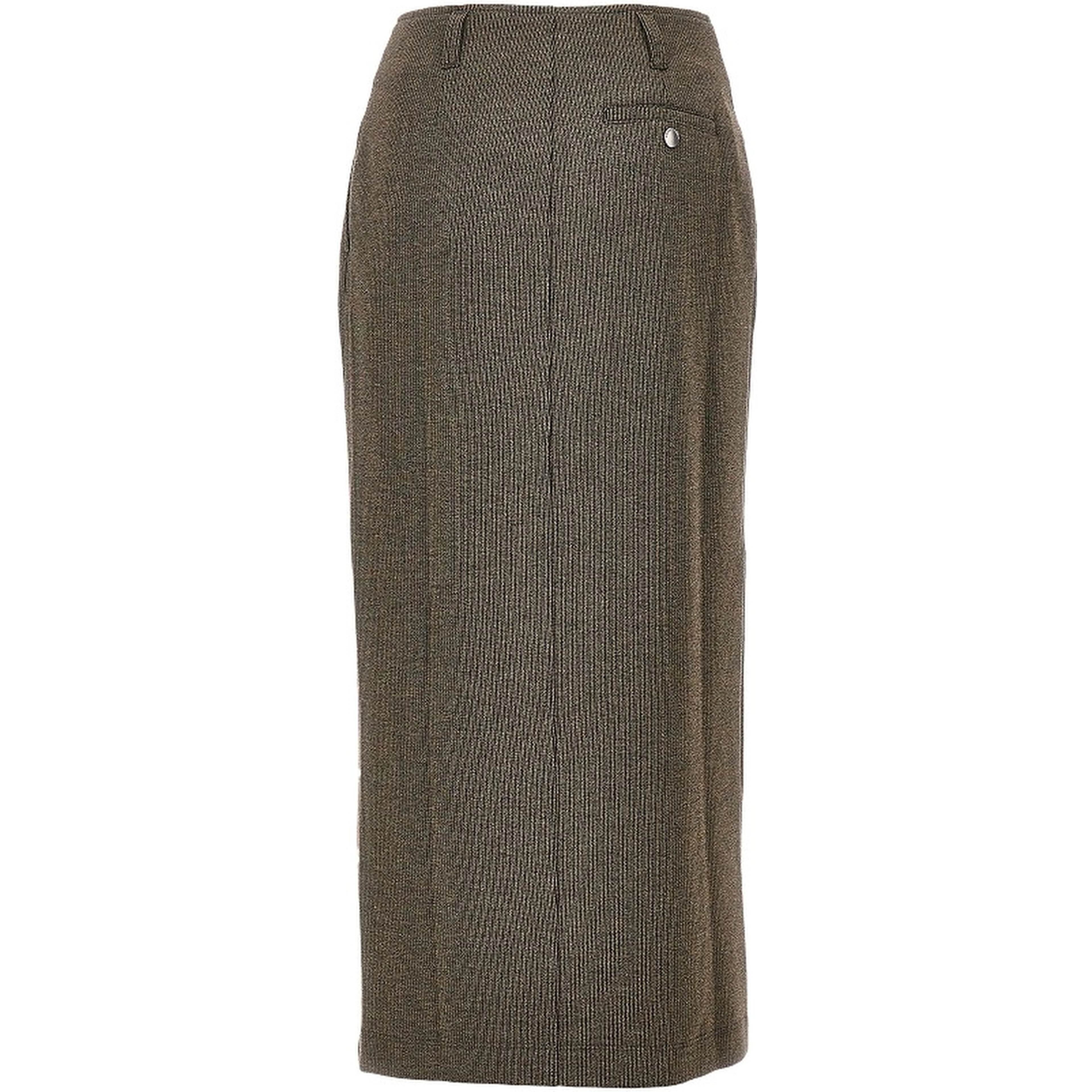 Knitted midi skirt