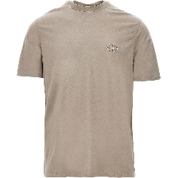 Lyocell-blend jersey T-shirt with embroidery