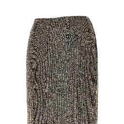 Knitted midi skirt