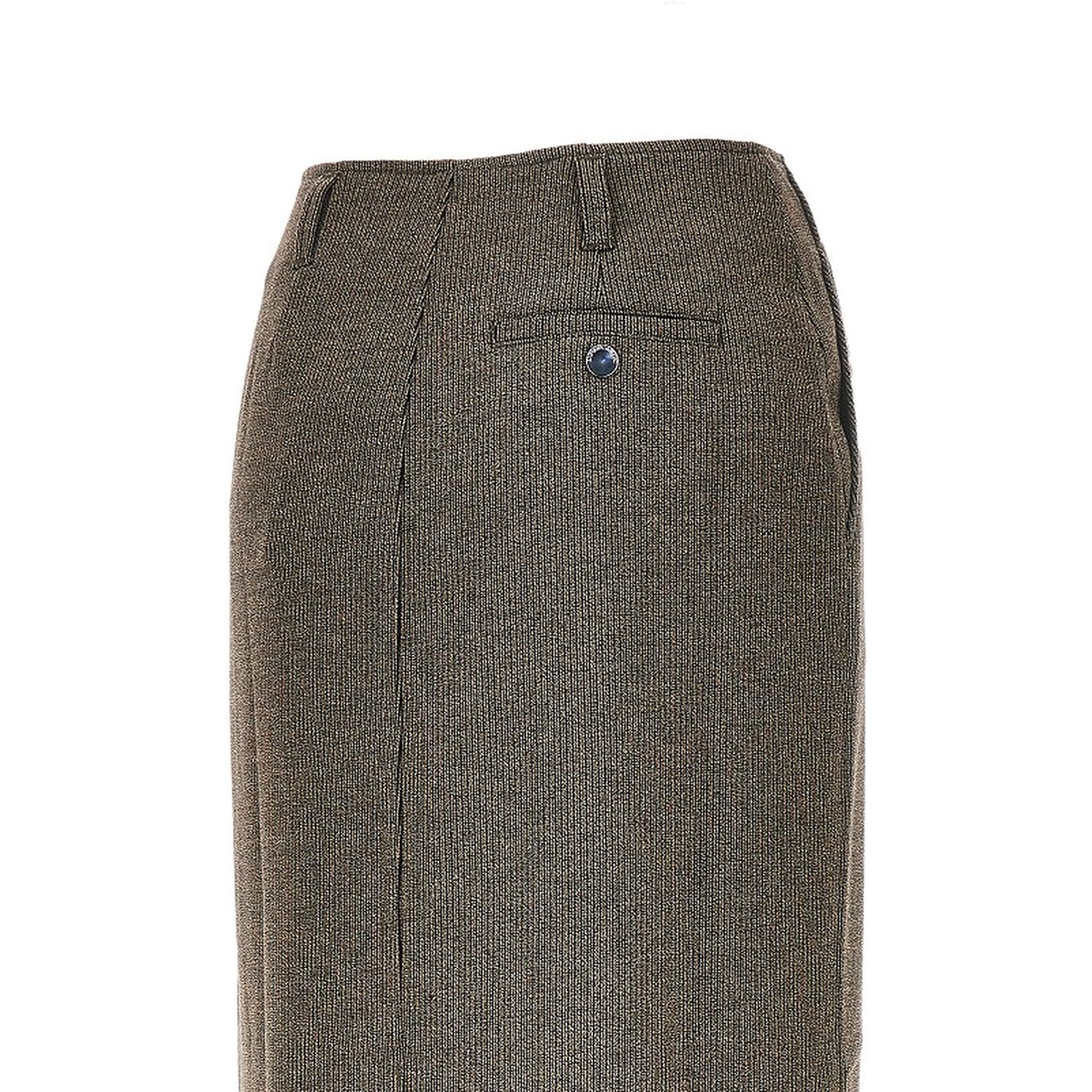 Knitted midi skirt
