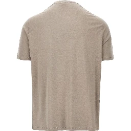 Lyocell-blend jersey T-shirt with embroidery