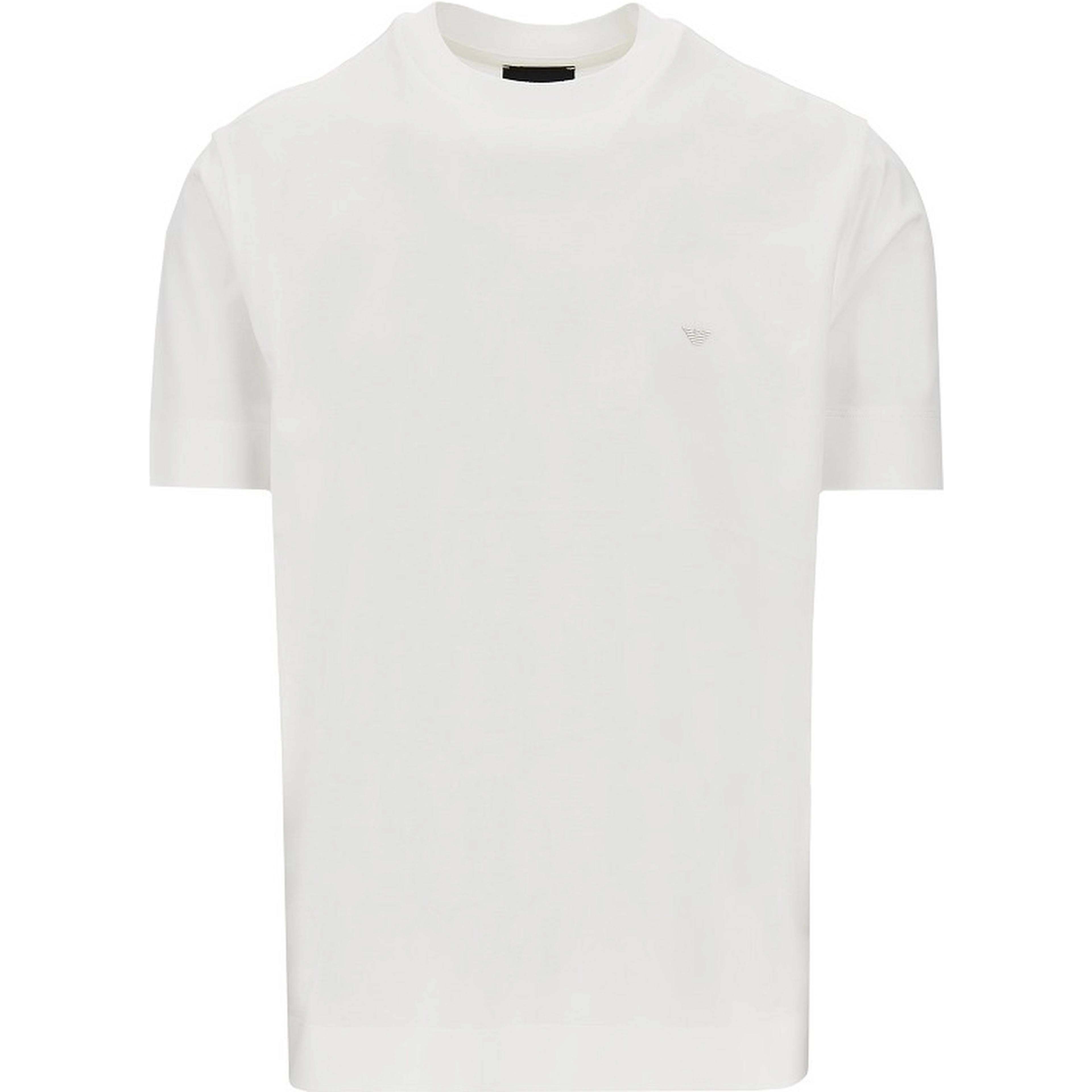 Lyocell and cotton blend T-shirt with logo