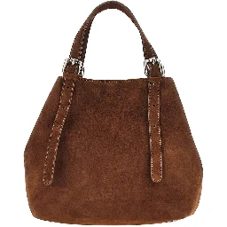 Suede leather small 'Galatea' bag