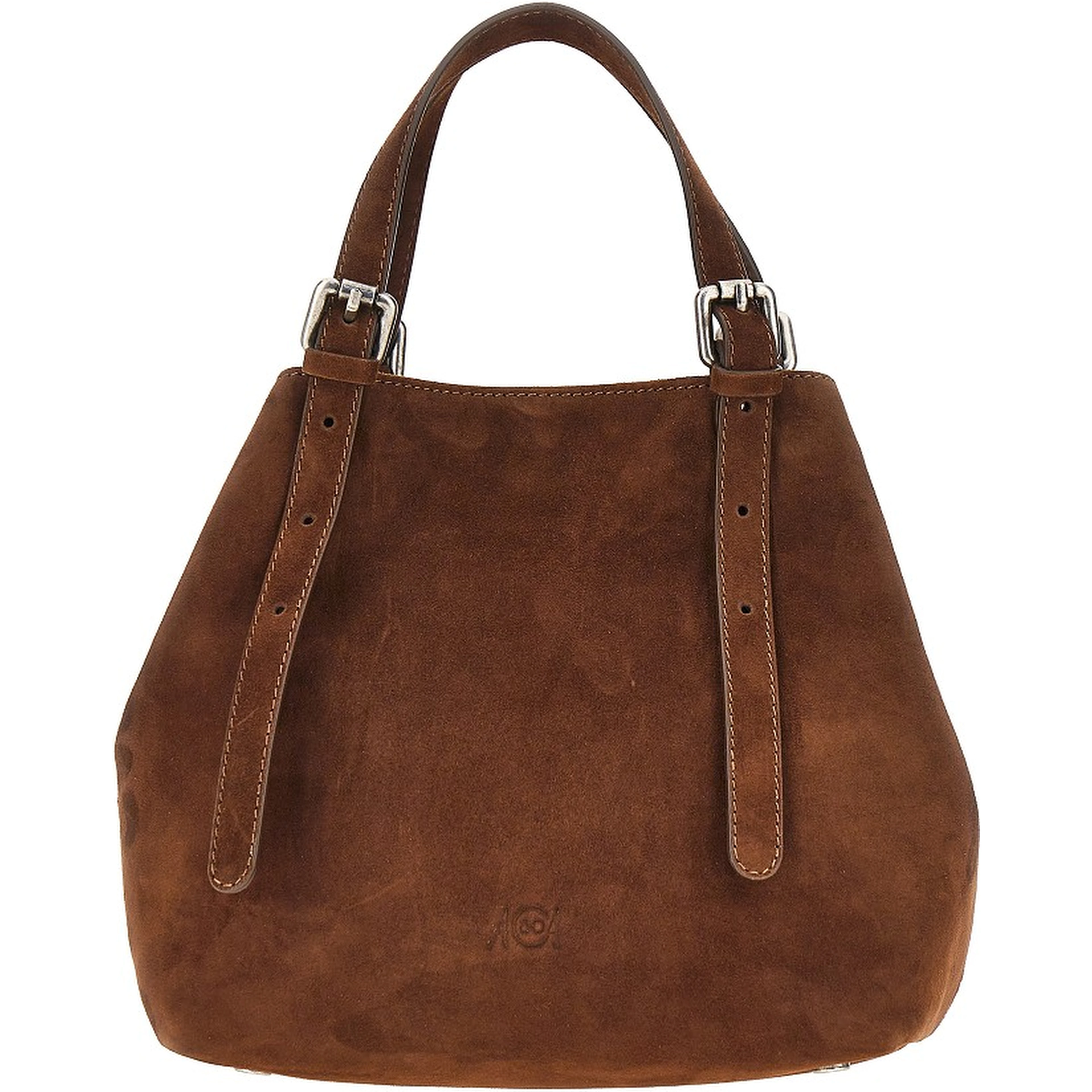 Suede leather small 'Galatea' bag