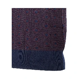 Cashmere and wool vest with diamonds motif