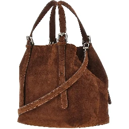 Suede leather small 'Galatea' bag