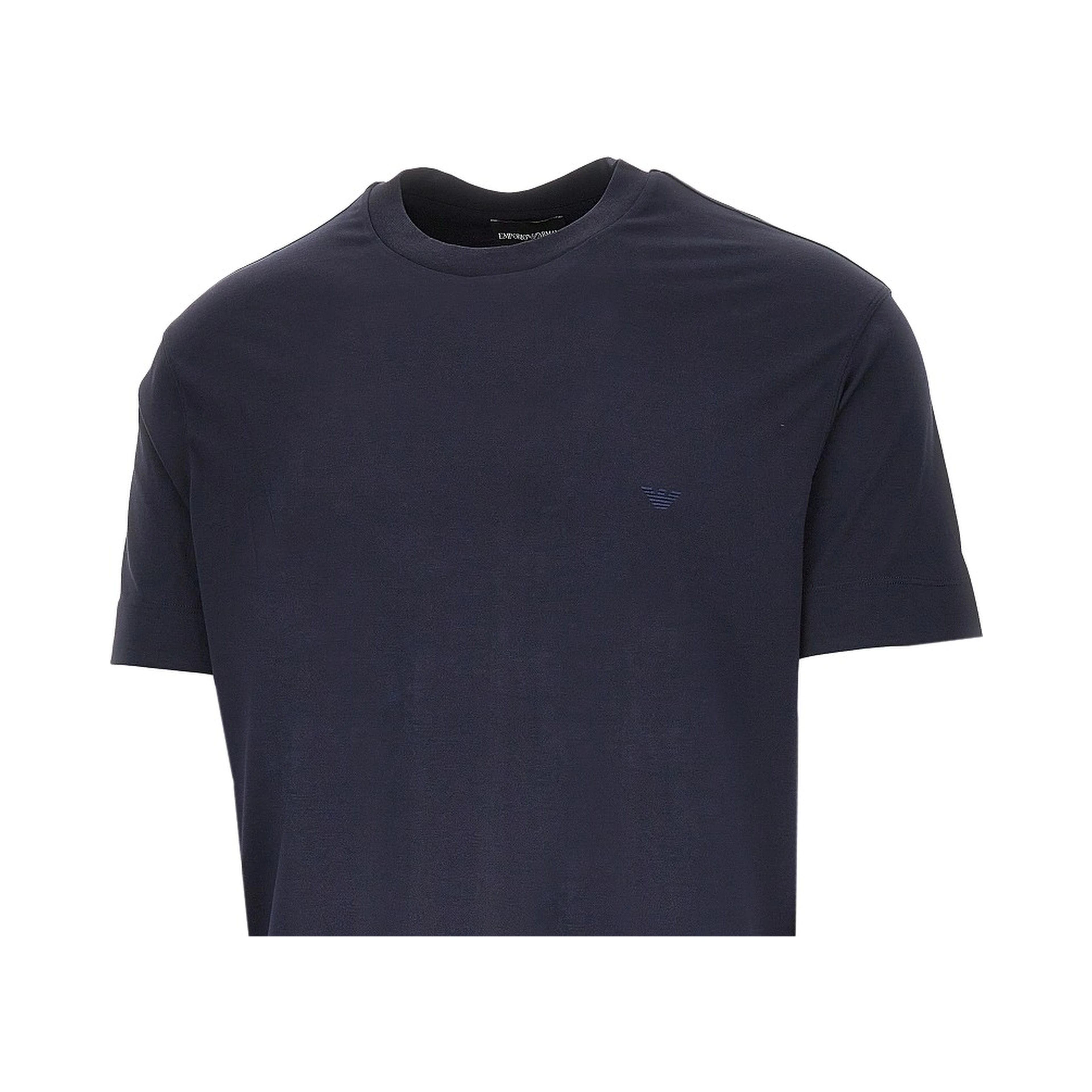 Stretch jersey T-shirt with Eagle embroidery