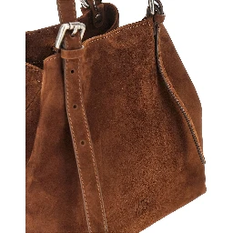Suede leather small 'Galatea' bag