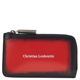 Brushed leather 'Canopy' card holder