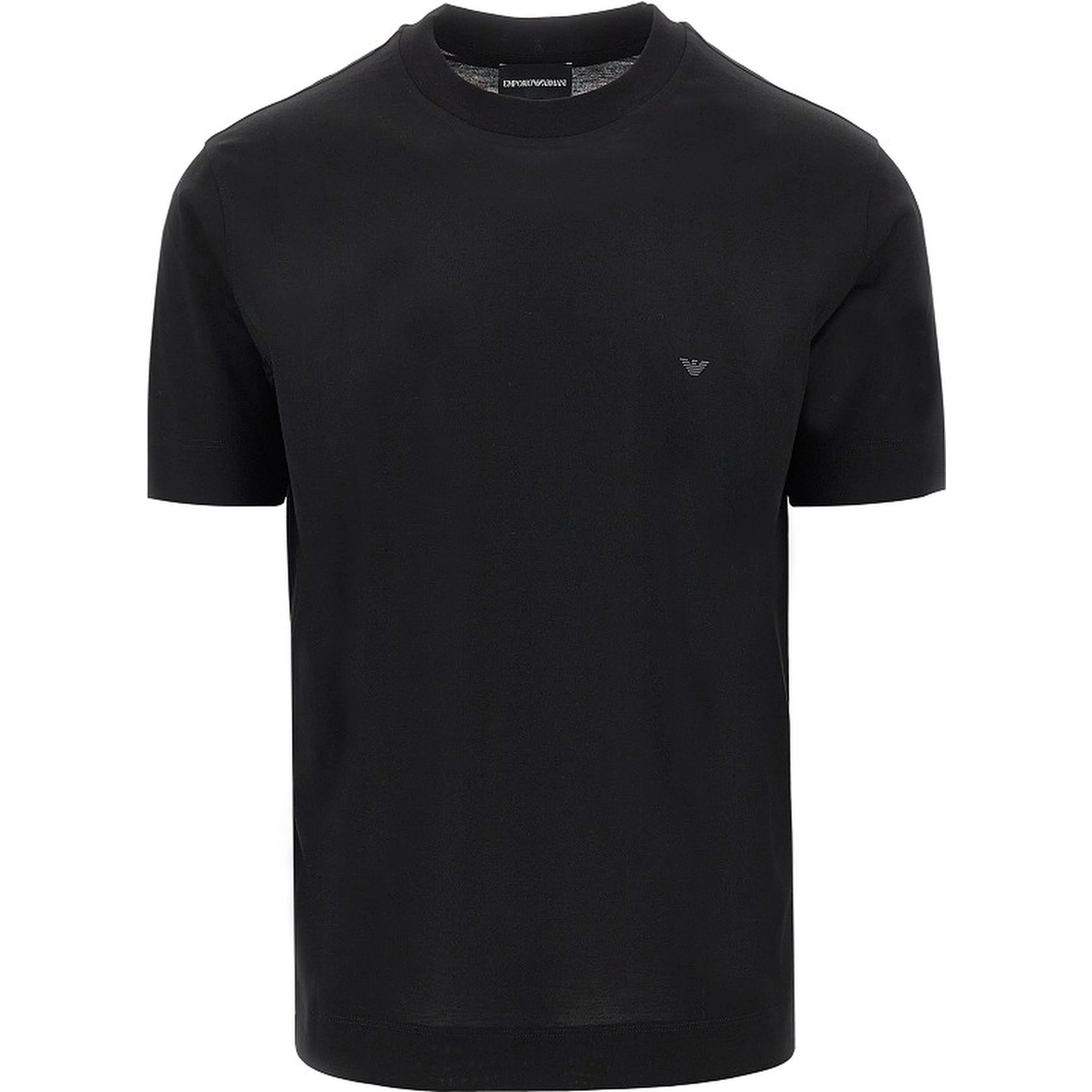 Lyocell and cotton blend T-shirt with logo