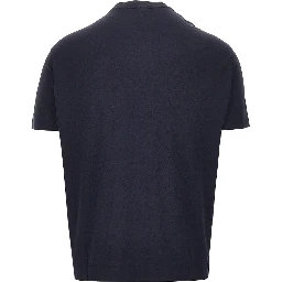 Stretch jersey T-shirt with Eagle embroidery
