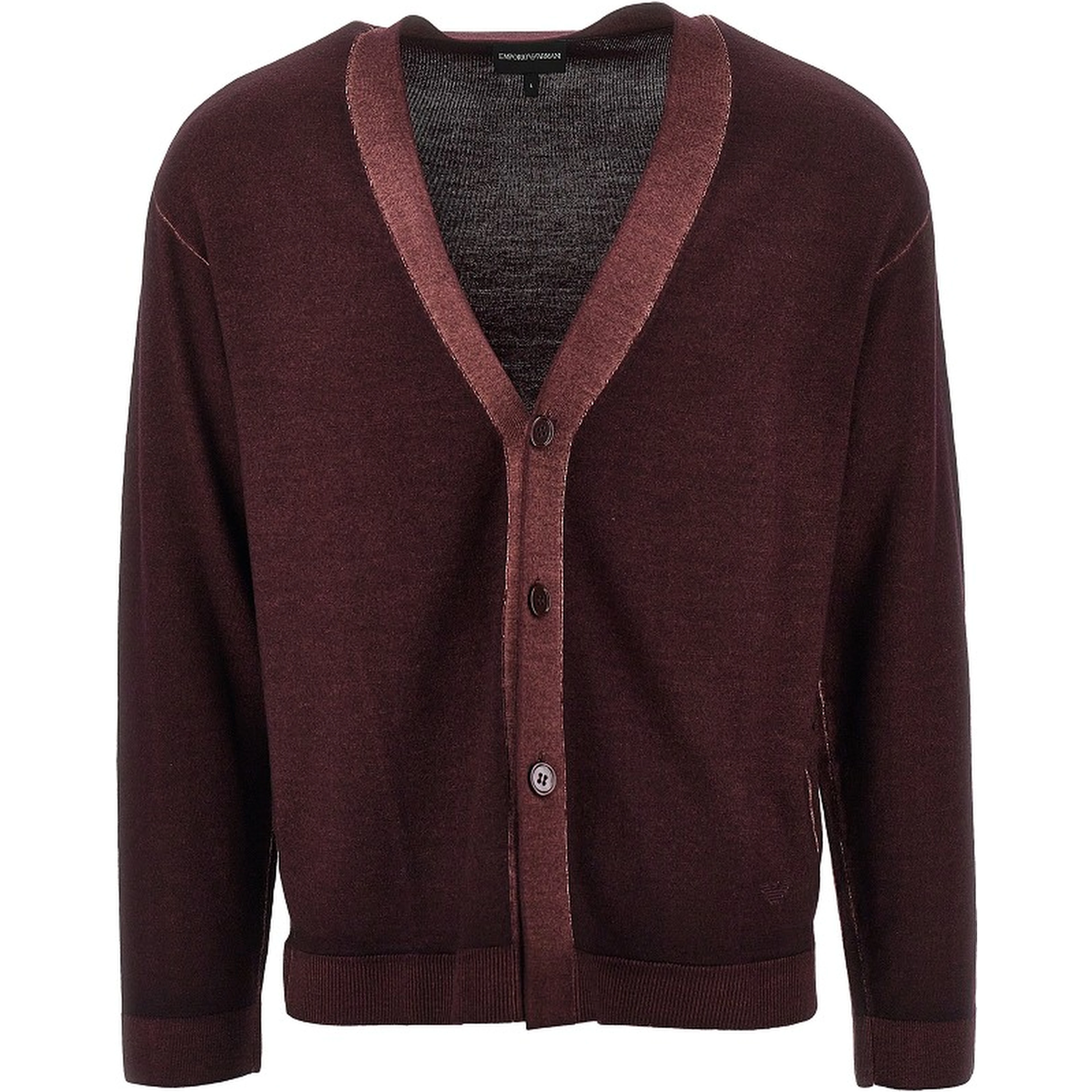 Virgin wool knitting cardigan