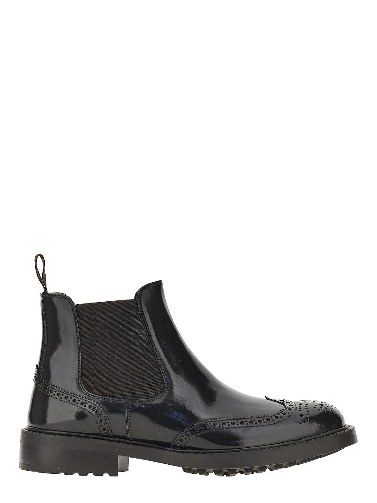 Spazzolato leather Chelsea boots