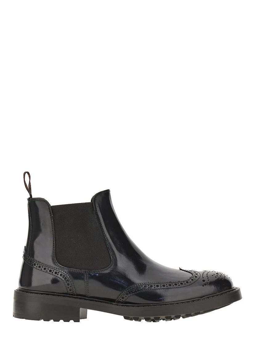 Spazzolato leather Chelsea boots