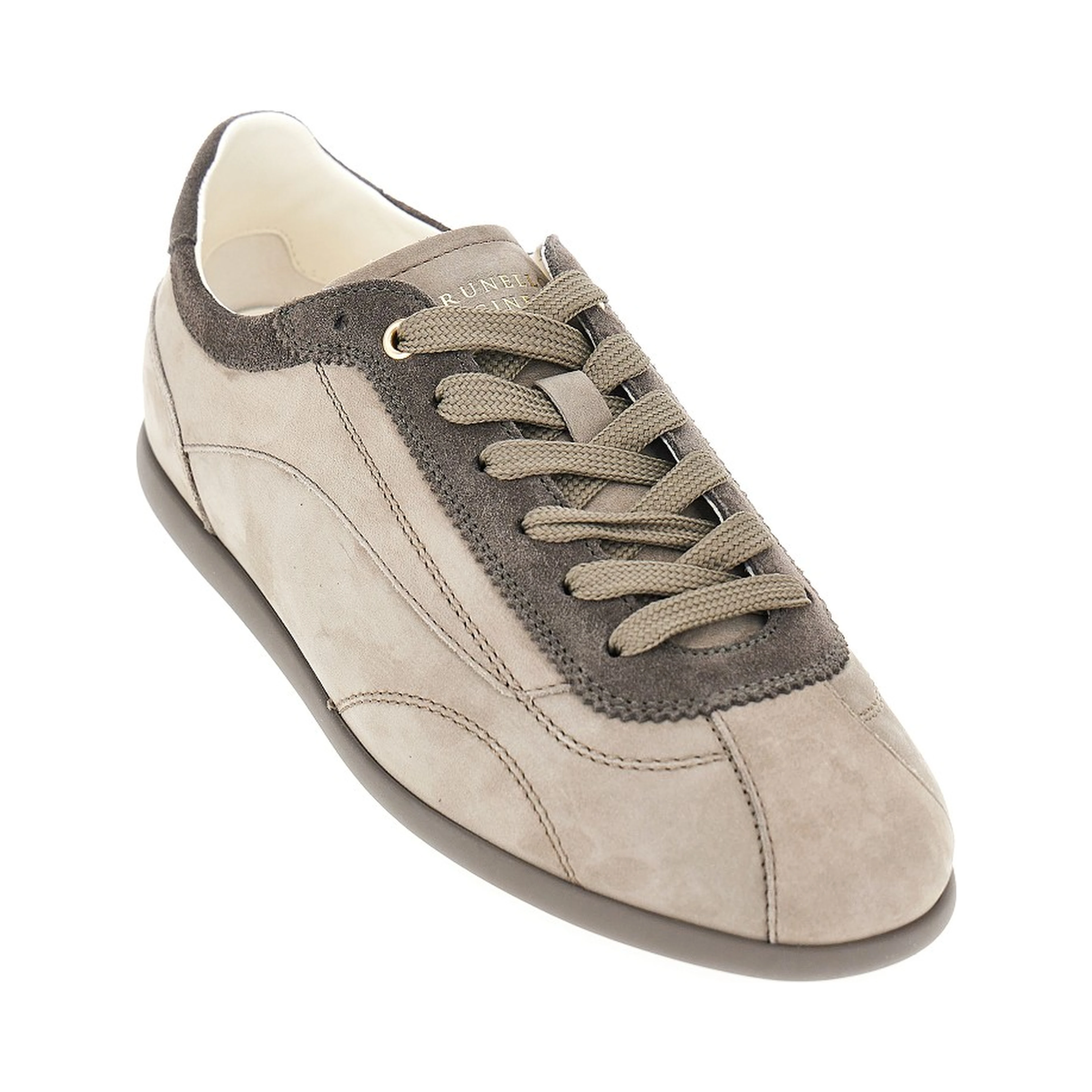 Nubuck leather Slim sneakers