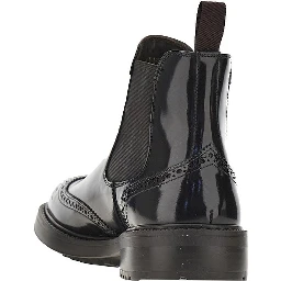 Spazzolato leather Chelsea boots
