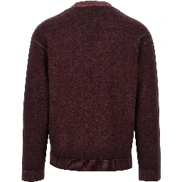Virgin wool knitting cardigan