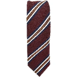 Silk necktie with jacquard motif