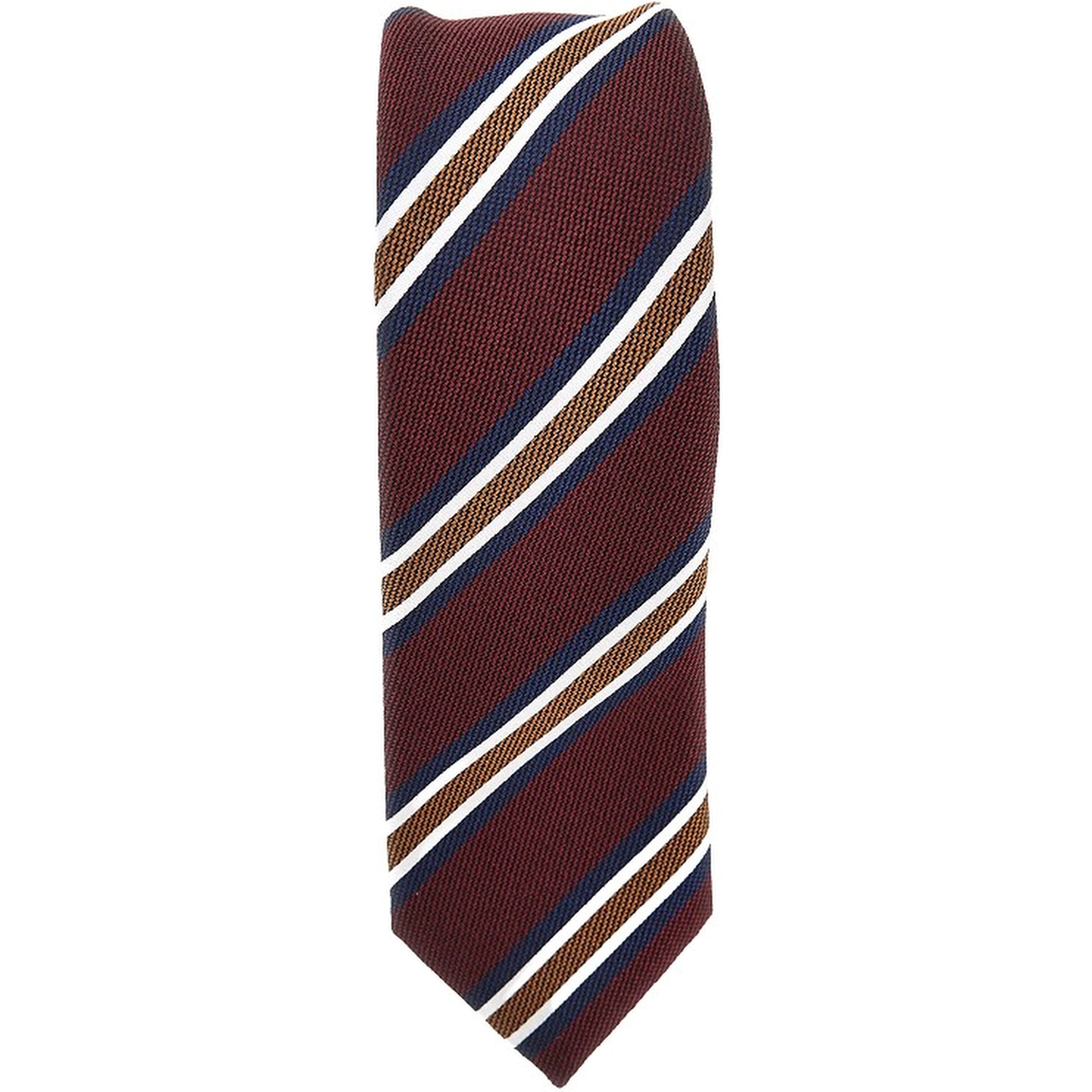 Silk necktie with jacquard motif