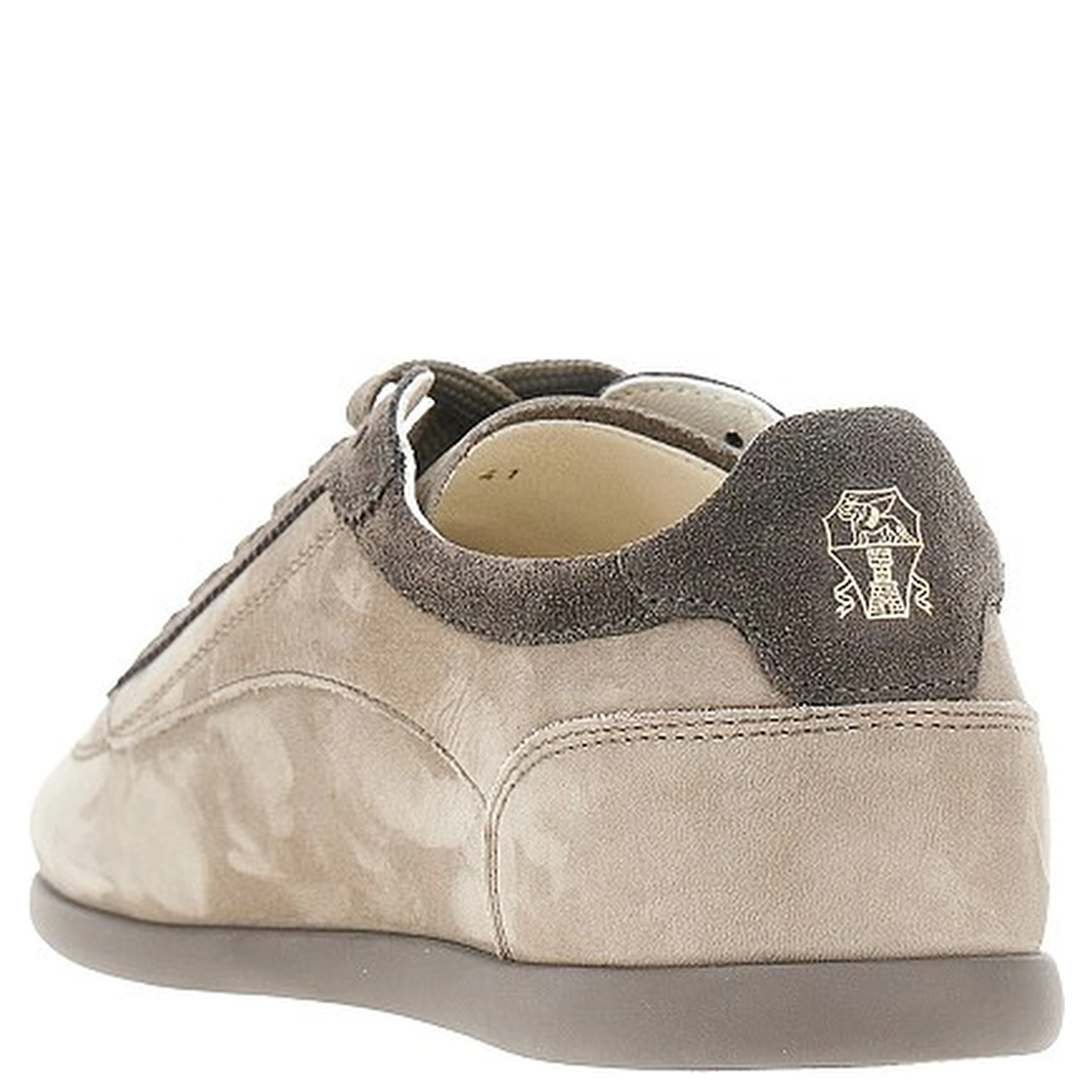 Nubuck leather Slim sneakers