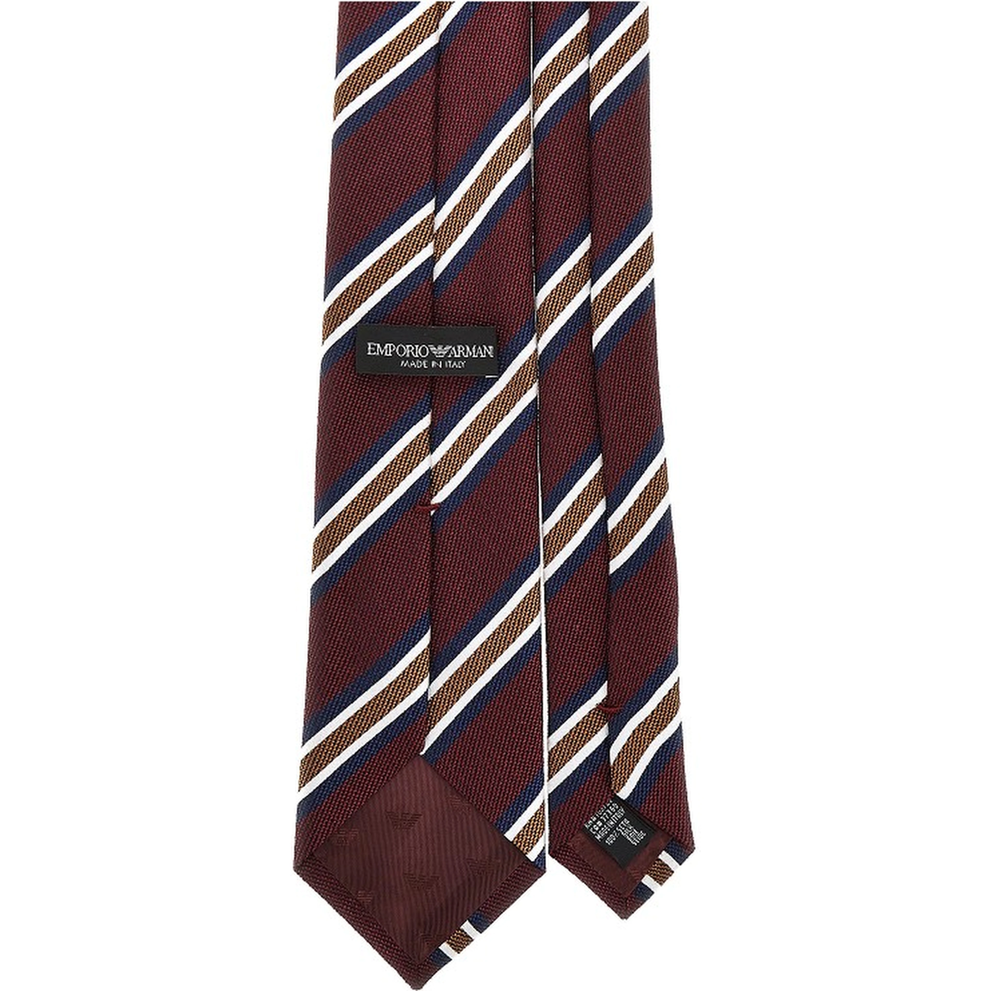 Silk necktie with jacquard motif