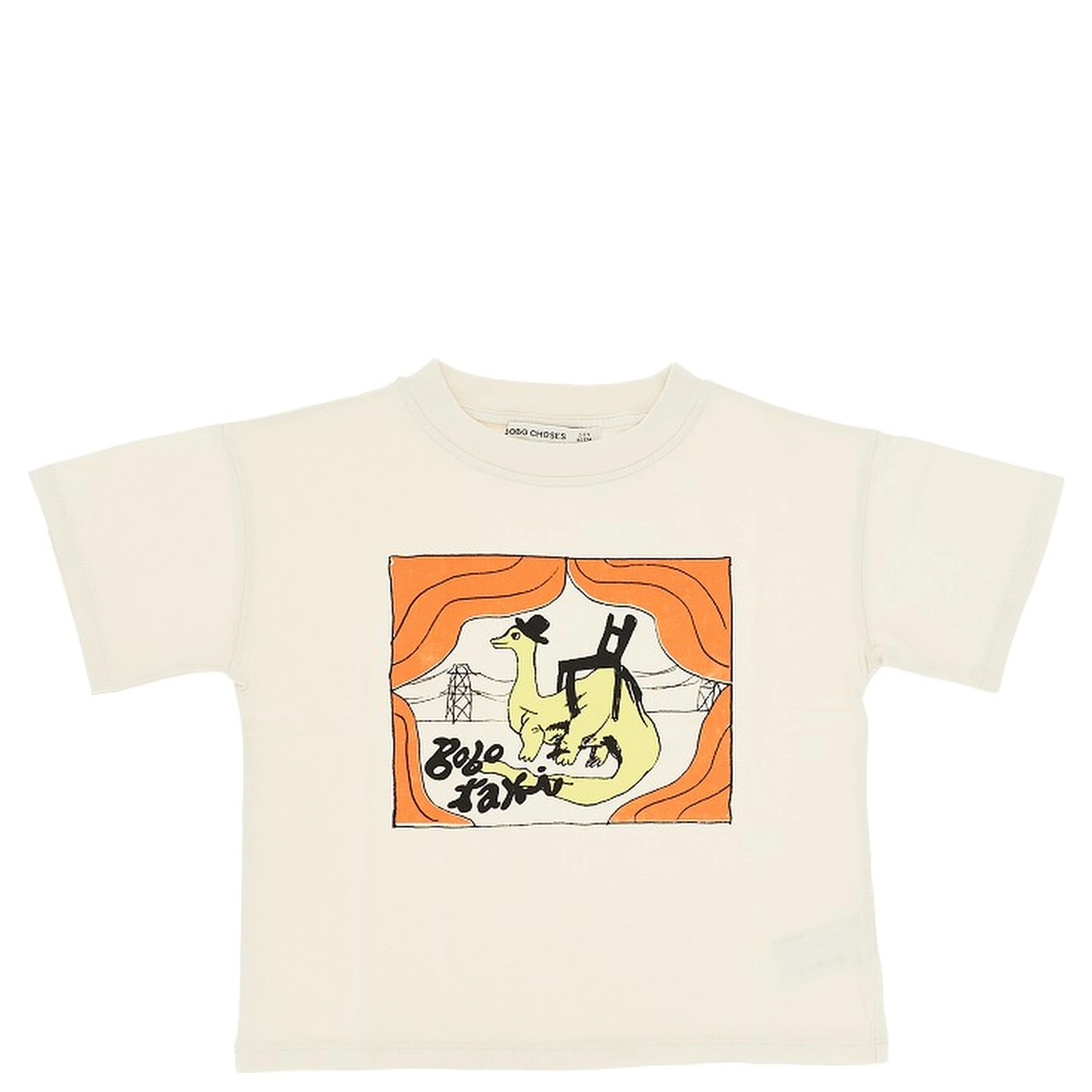 'Taxi Saurus' cotton T-shirt