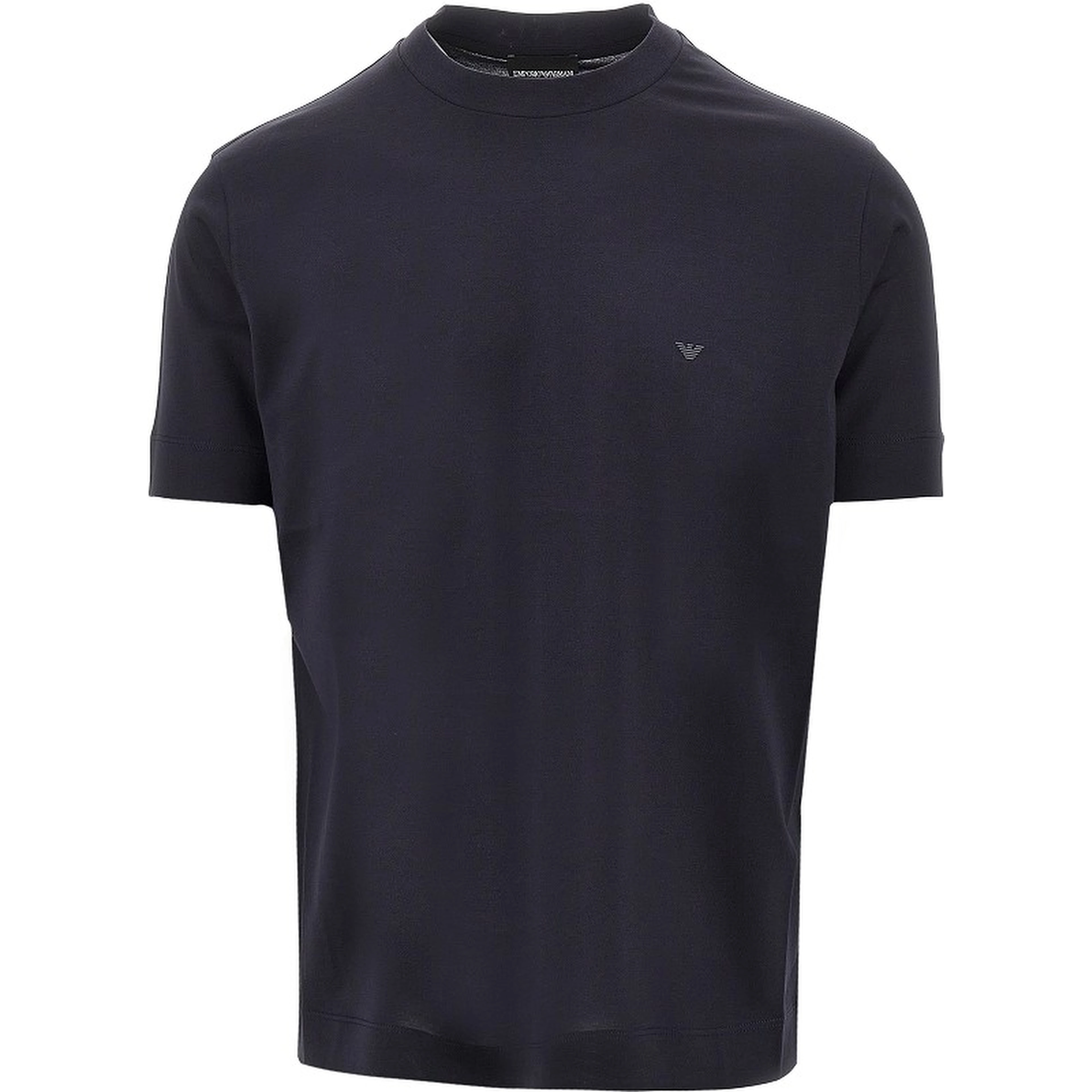 Lyocell and cotton blend T-shirt with logo