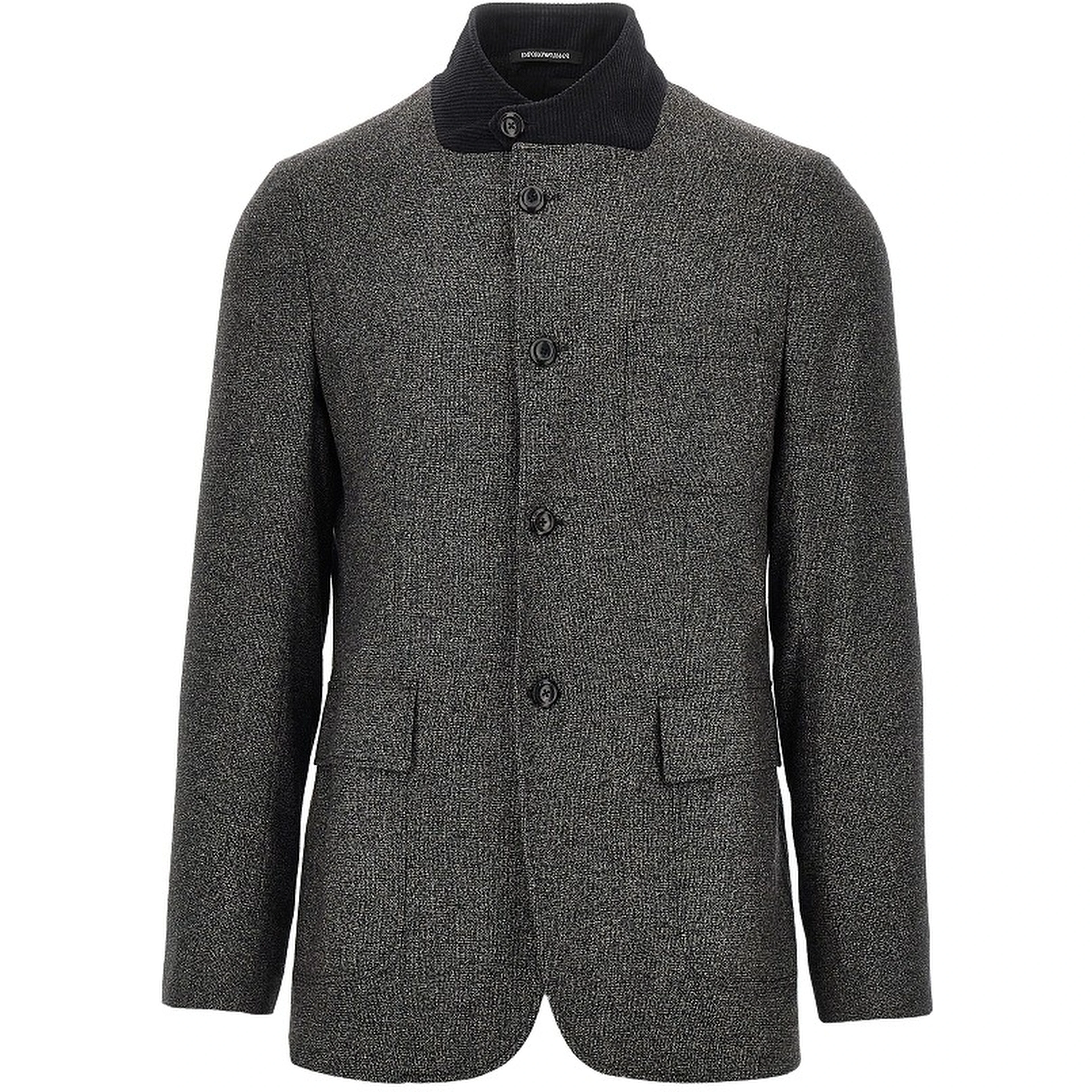 Mouliné kniited jacket