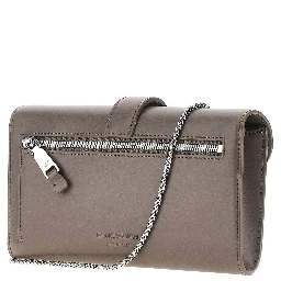 Leather clutch with chain