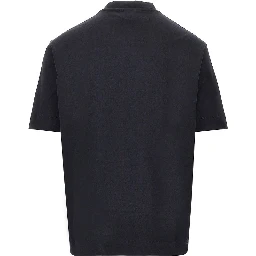 Jersey T-shirt with logo patch