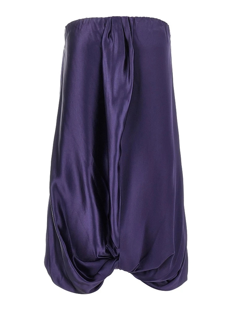Satin midi dress
