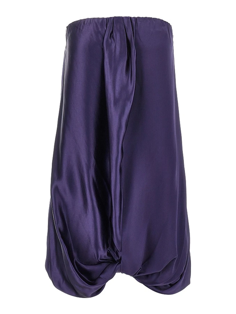 Satin midi dress