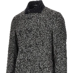 Mouliné kniited jacket