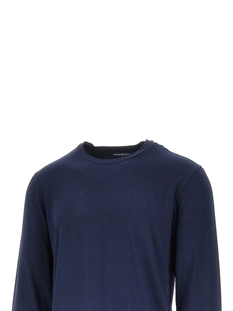 Stretch jersey T-shirt with Eagle embroidery alternative