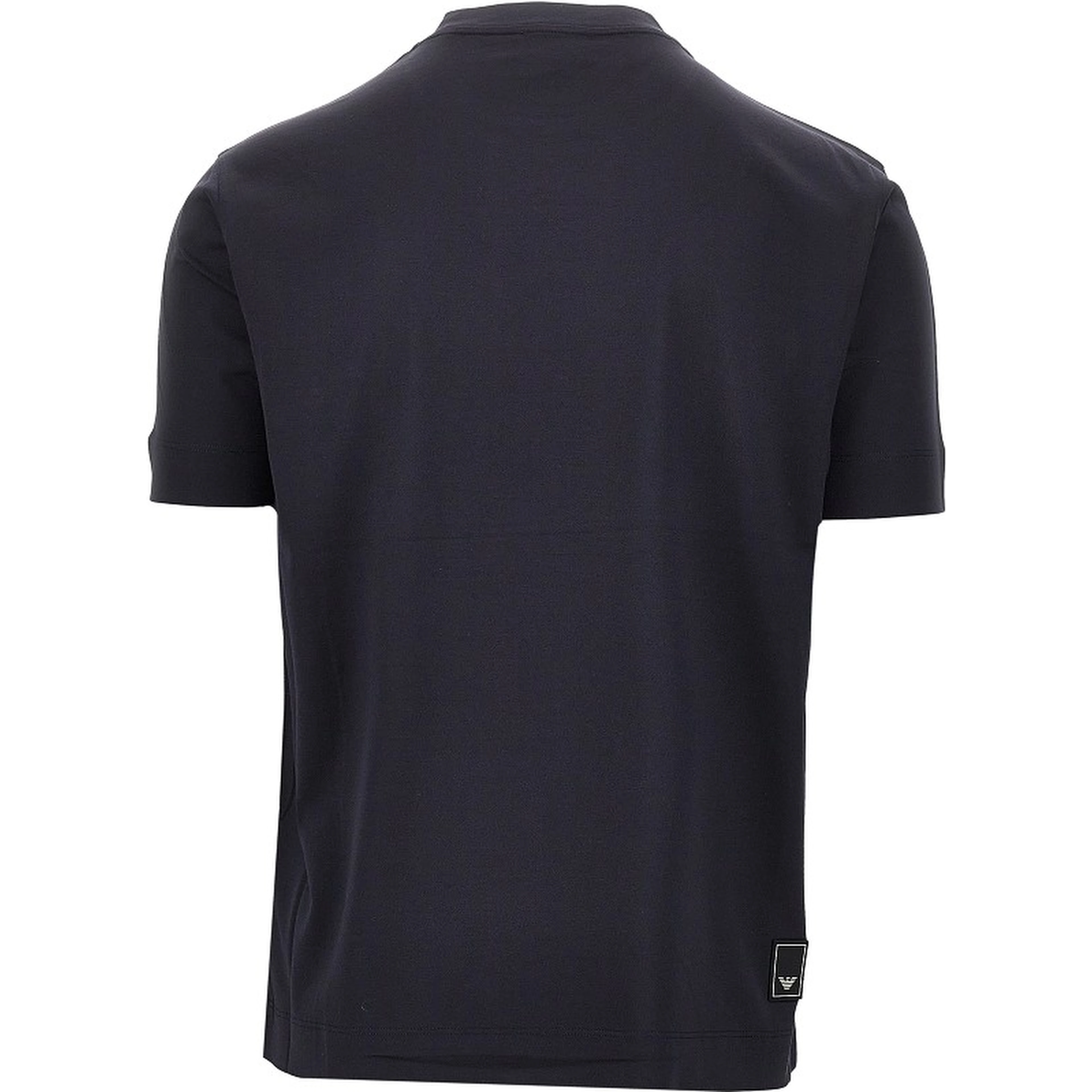 Lyocell and cotton blend T-shirt with logo