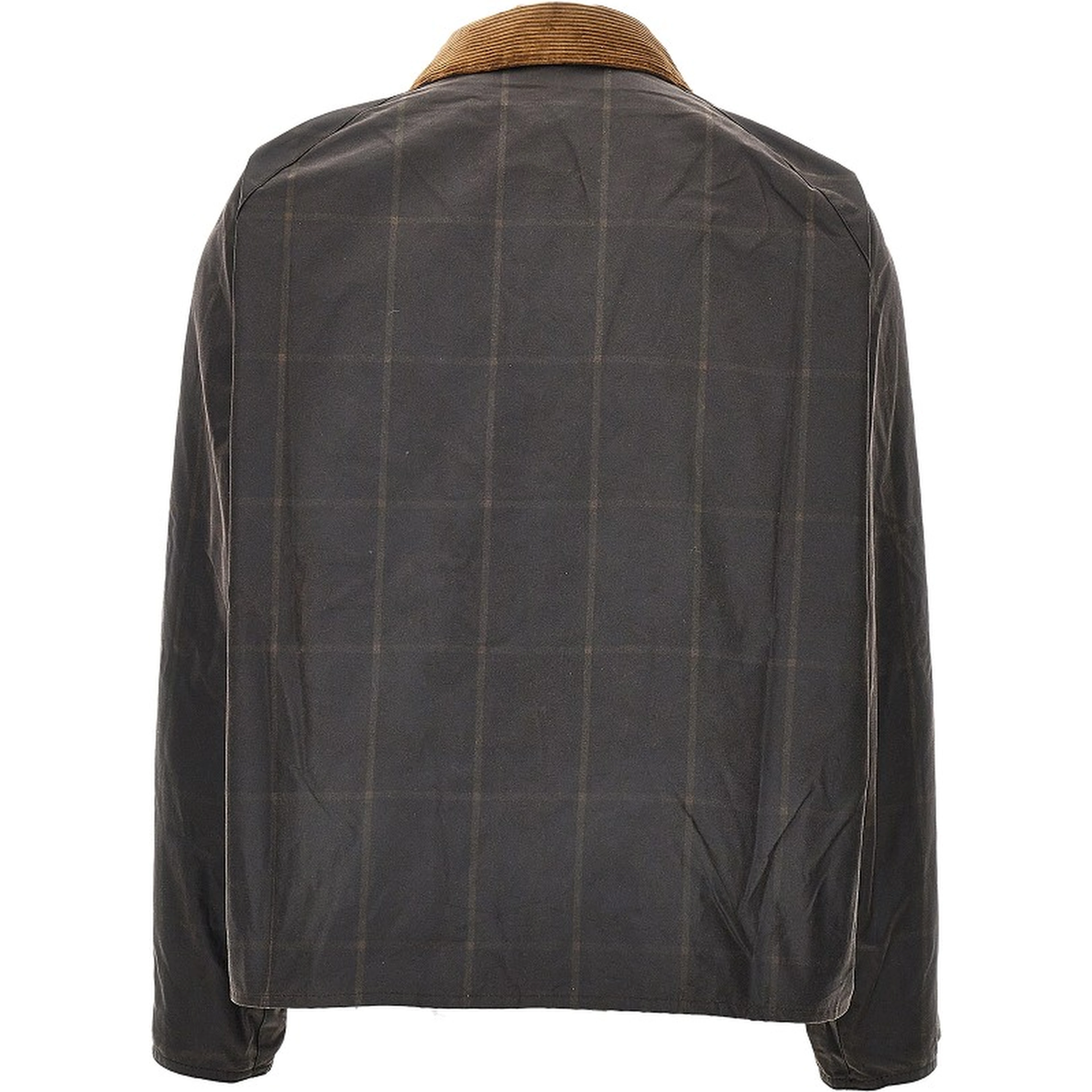Transport Windowpane waxed cotton jacket
