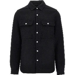 Wool cloth overshirt