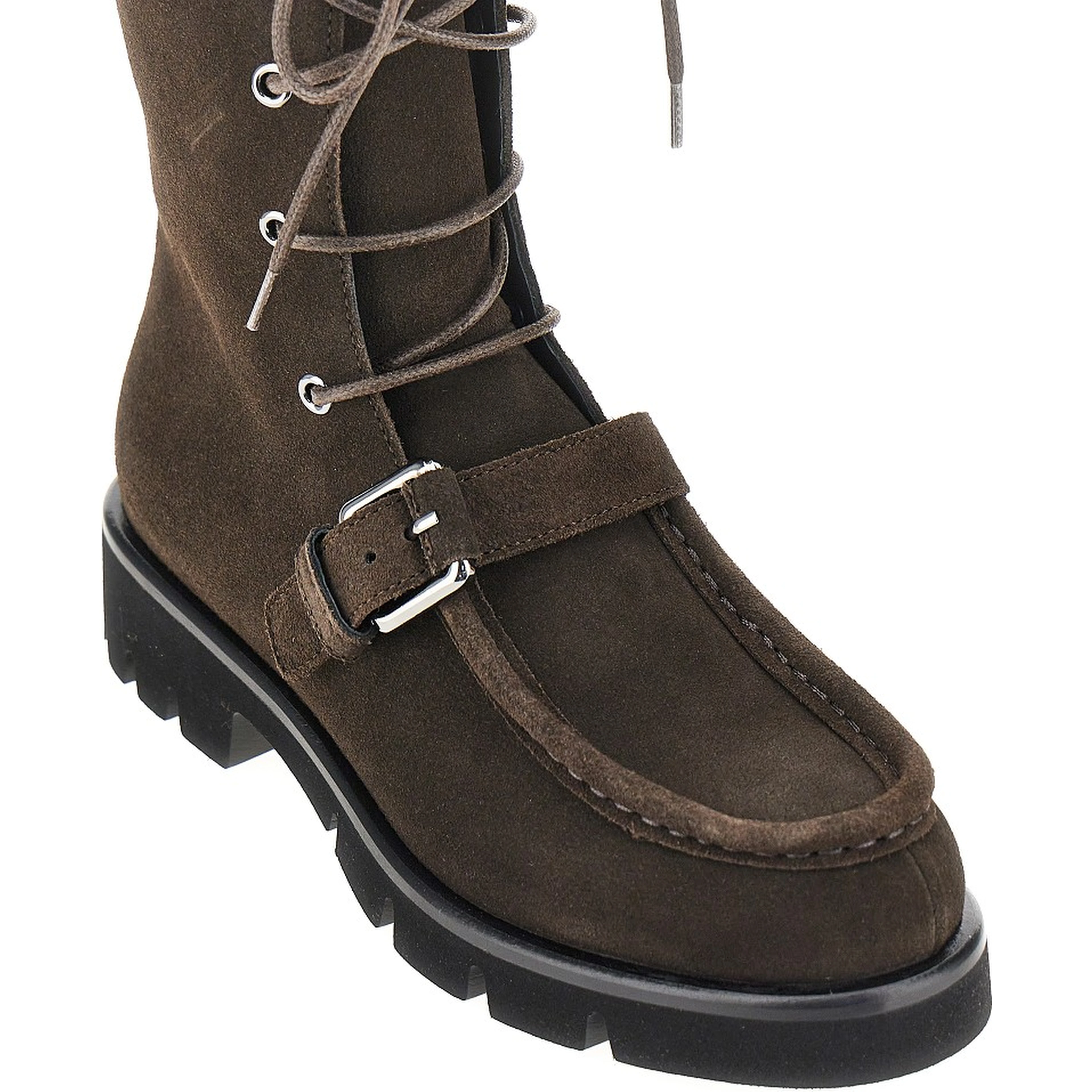 Suede leather ankle boots