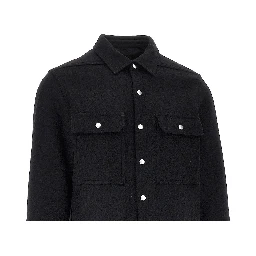 Wool cloth overshirt
