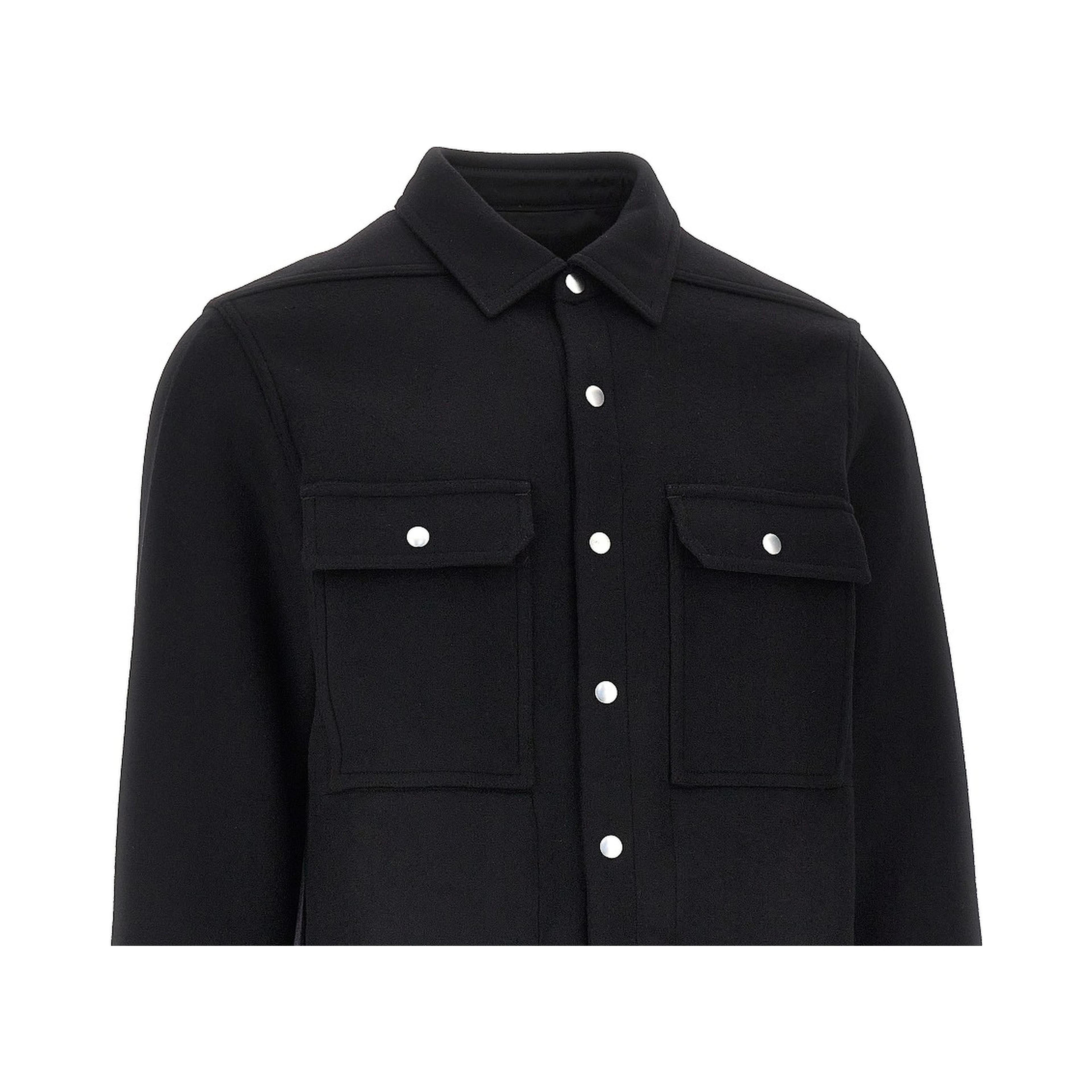 Wool cloth overshirt