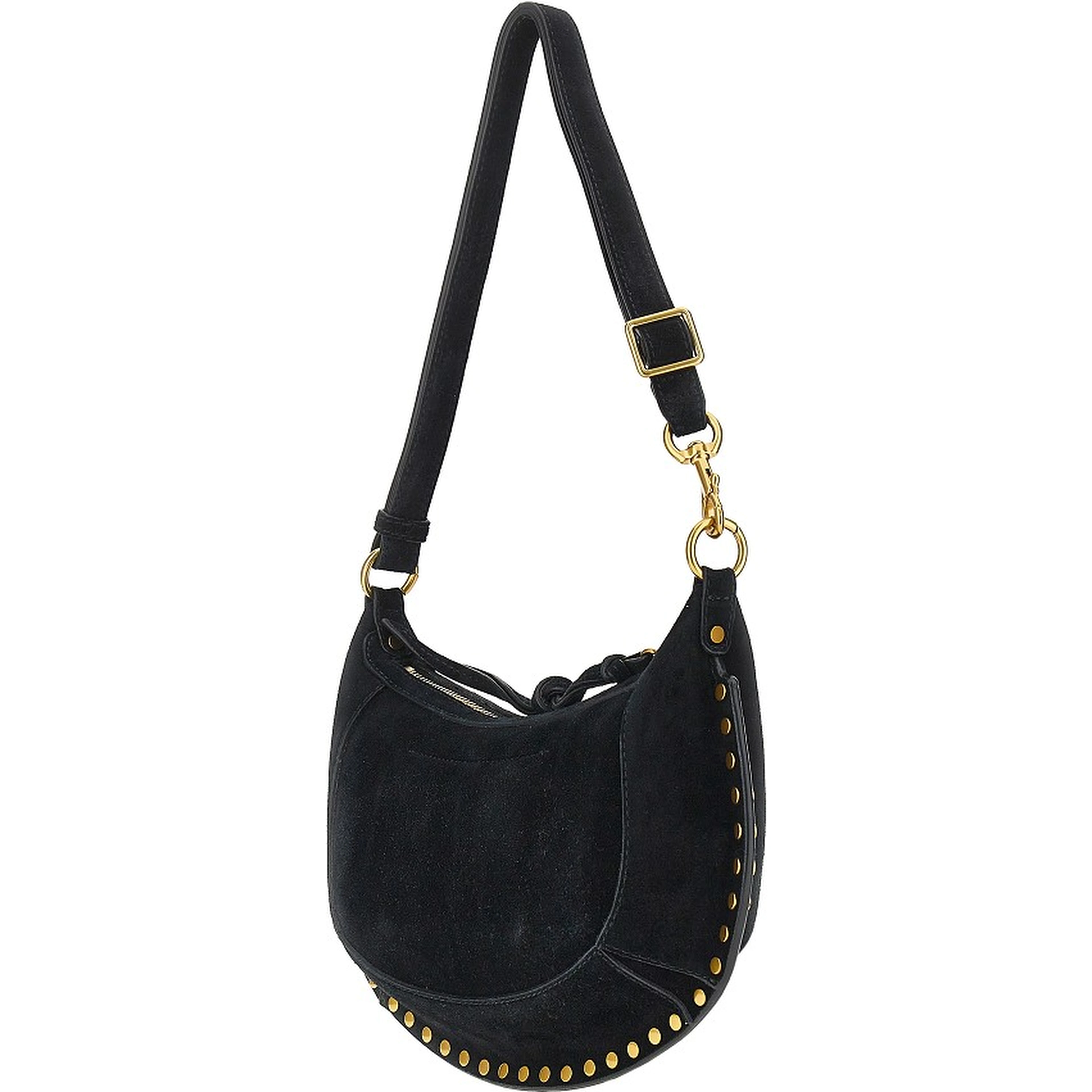 Suede leather Oskan Moon bag